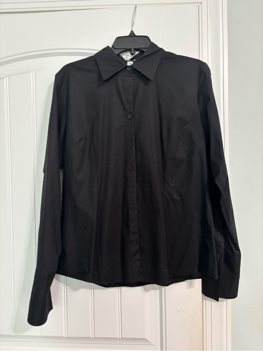 Black button up dress shirt